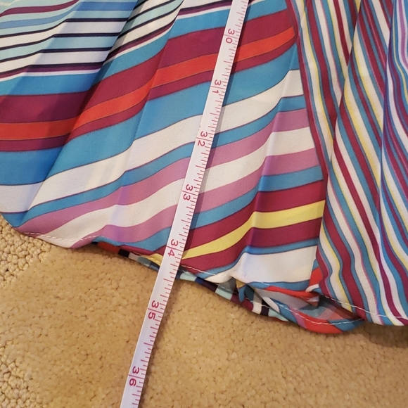 Parker Magna Stripe Dress, Sz S - Picture 8 of 16